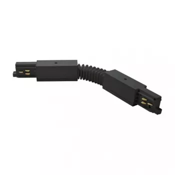 Conector flexible para carril trifásico Brumberg 87131080, negro