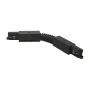 Conector flexible para carril trifásico Brumberg 87131080, negro