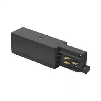 Brumberg 87166080 Unidad de alimentación DALI para carril de 3 fases ONETRAC, conductor de protección a la derecha, negro
