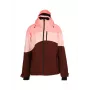 Brunotti Fastonia chaqueta de esquí mujer rojo oscuro (M) – impermeable 10K transpirable 8K capucha desmontable
