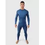 Brunotti Grenoble Pantalón térmico para hombre XXL azul oscuro – capa base aislante de secado rápido