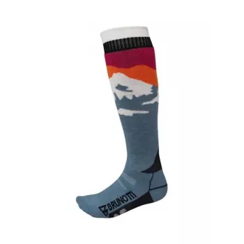 Brunotti Scottishy-Mountain calcetines de esquí para mujer, EU 35-38, azul acero