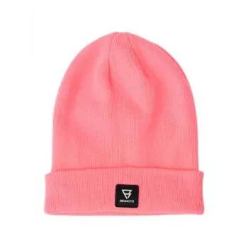 Gorro beanie Brunotti Tignes2.0 unisex - rosa coral, talla única