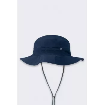 BUFF Bonney Explore Solid Navy gorra de béisbol poliéster reciclado