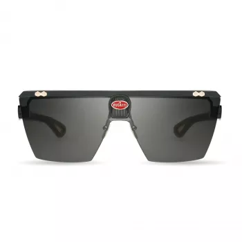 BUGATTI MAN 01A-RG Gafas de sol pilot aviator acetato negro gris UV400