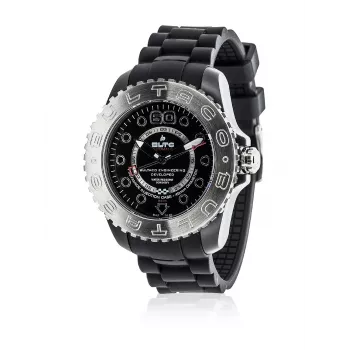 BULTACO MAN BLPB45A-CB2 Reloj de cuarzo analógico 45mm Negro silicona