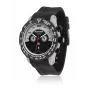 BULTACO MAN H1PA48C-SA1 48mm Reloj Cuarzo Analógico Correa de silicona negra
