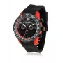 BULTACO MAN H1PO48C-SB2 48mm Reloj Cuarzo Analógico Esfera negra Correa de piel