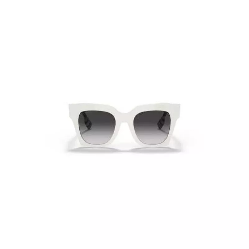Gafas de sol de mujer Burberry BE4364-39958G cat-eye havana acetato lente gris degradado 49mm