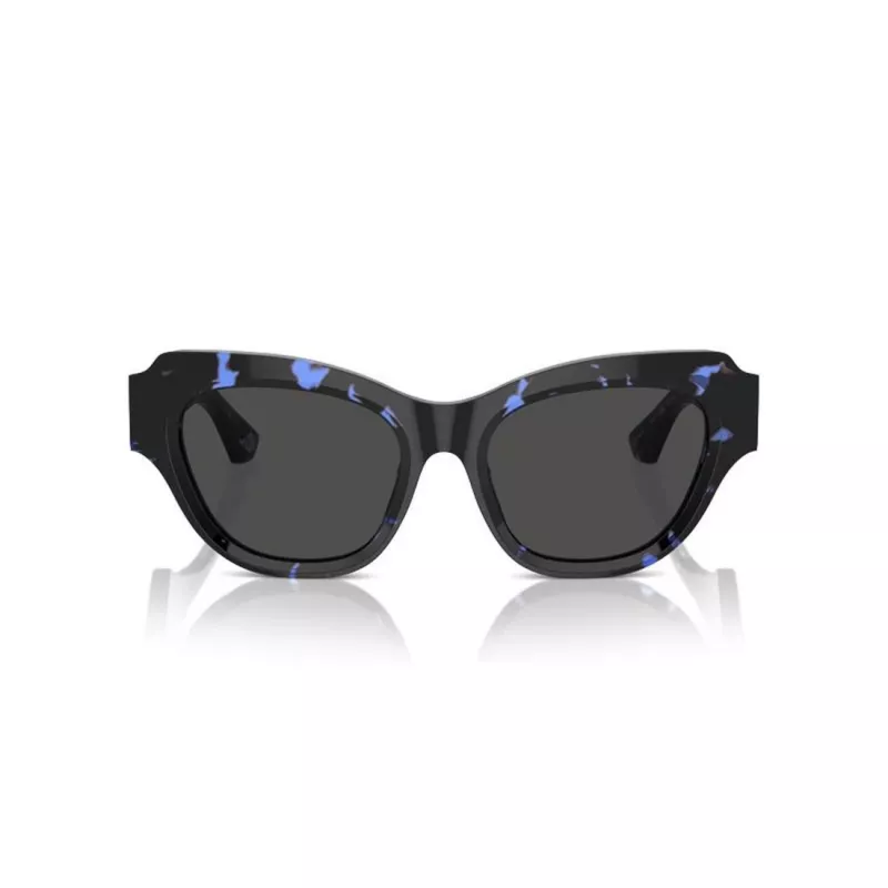 Burberry BE4423-411187 Gafas de sol de mujer, montura gris transparente, lentes gris degradado, 52 mm