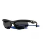 Burberry BE4462-345287 Gafas de sol para mujer, geométricas, acetato gris transparente, lentes gris oscuro, 64/20/125 mm