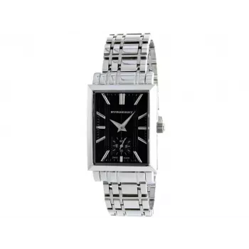 Burberry BU1321 reloj mujer cuarzo 24mm acero inoxidable esfera plateada