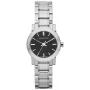 Burberry The City reloj de cuarzo de mujer BU9201 26mm acero inoxidable esfera plateada