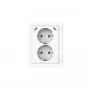 BUSCH-JAEGER 2TKA00006023 Toma doble USB-C Safety+, blanco alpino