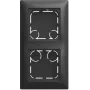 BUSCH-JAEGER BJ Caja de superficie 2 módulos Forma alta Busch-balance SI Studio Blanco 2TKA00005978