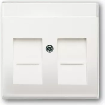 Busch-Jaeger Future Linear placa central, 1 elemento, blanco estudio