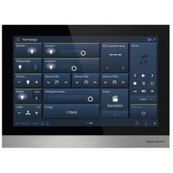 Busch-Jaeger IP touch 10 LAN/WLAN H8237-4B-03 panel de control Smart Home, pantalla táctil de 10,1