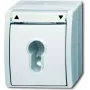 Busch-Jaeger Ocean 2712 SLW-54 toma de corriente SCHUKO de superficie, IP44, blanca 2CKA001101A0924