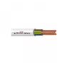 Cable de instalación fija BVV-LL 3 conductores 1,5 mm² blanco PVC 25 m rollo