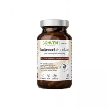BWN BIOWEN Butirato de sodio 580 mg – Complemento alimenticio para personas – 100 cápsulas