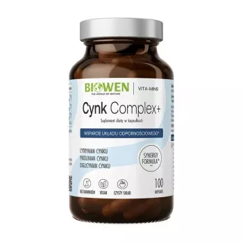 BWN BIOWEN Zinc 3X Immunity – complemento alimenticio para personas – 100 cápsulas