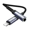 BWOO Adaptador AUX 3.5mm - Lightning Negro BZ48