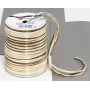 C.E. Pattberg cinta de regalo de rafia mate marrón/crema 10mm x 20m
