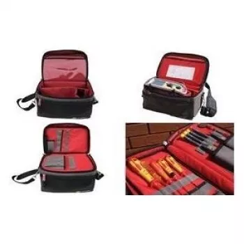 C.K Tools bolsa de herramientas Magma para instrumentos de medición y accesorios, poliéster, 27 compartimentos y soportes (MA2638)