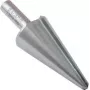 C.K Tools T3014 Broca escalonada HSS 6-26 mm, 10 escalones, vástago de 3 caras, 80 mm de longitud