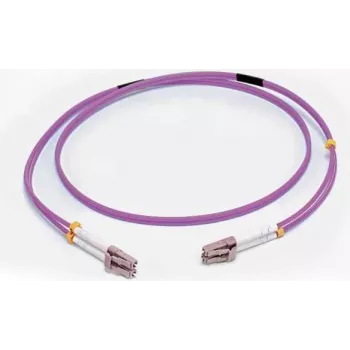 C2G 2m LC/LC OM4 LSZH cable de parcheo de fibra óptica, violeta 81750