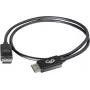 C2G Cable DisplayPort de 5,0m con bloqueo, conector macho-conector macho, negro 84403