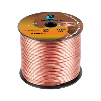 CABLETECH Cable de altavoz 1,0mm