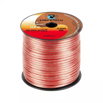 CABLETECH OFC Cable de altavoz 0,75 mm