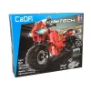 CADA Set de bloques de construcción moto con control remoto 2.4G 484 piezas