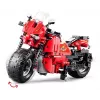 CADA Set de bloques de construcción moto con control remoto 2.4G 484 piezas