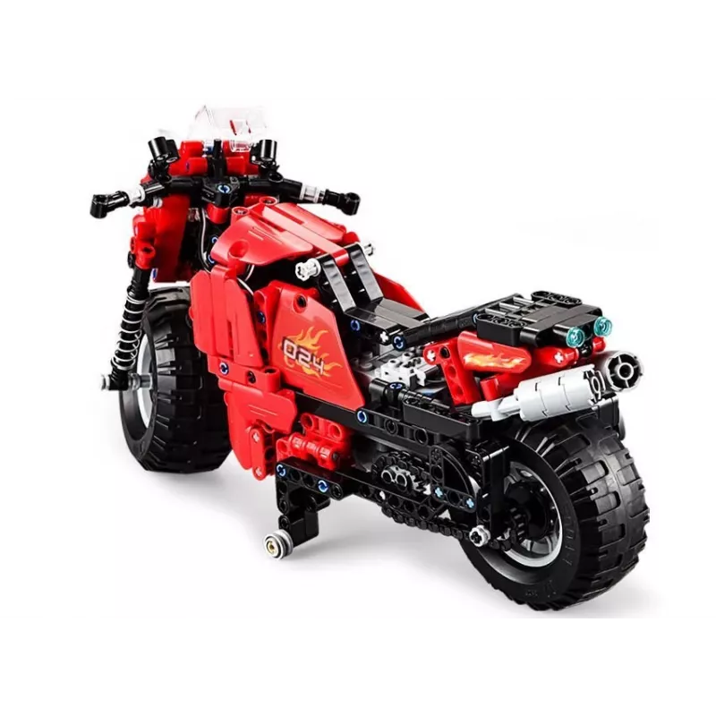 CADA Set de bloques de construcción moto con control remoto 2.4G 484 piezas