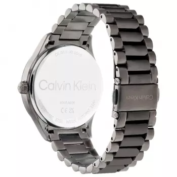 Calvin Klein Man 25200164 40mm Reloj de cuarzo acero inoxidable milanesa esfera negra