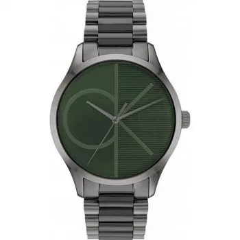 Calvin Klein Man 25200164 40mm Reloj de cuarzo acero inoxidable milanesa esfera negra