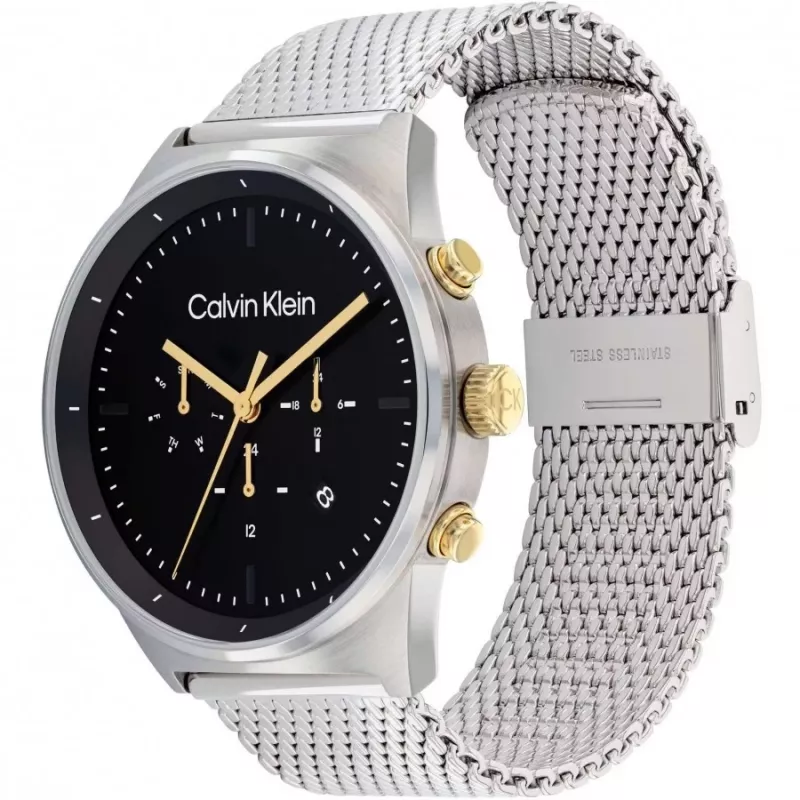 CALVIN KLEIN Reloj de hombre City Collection 25200296 44mm Acero inoxidable Cuarzo suizo
