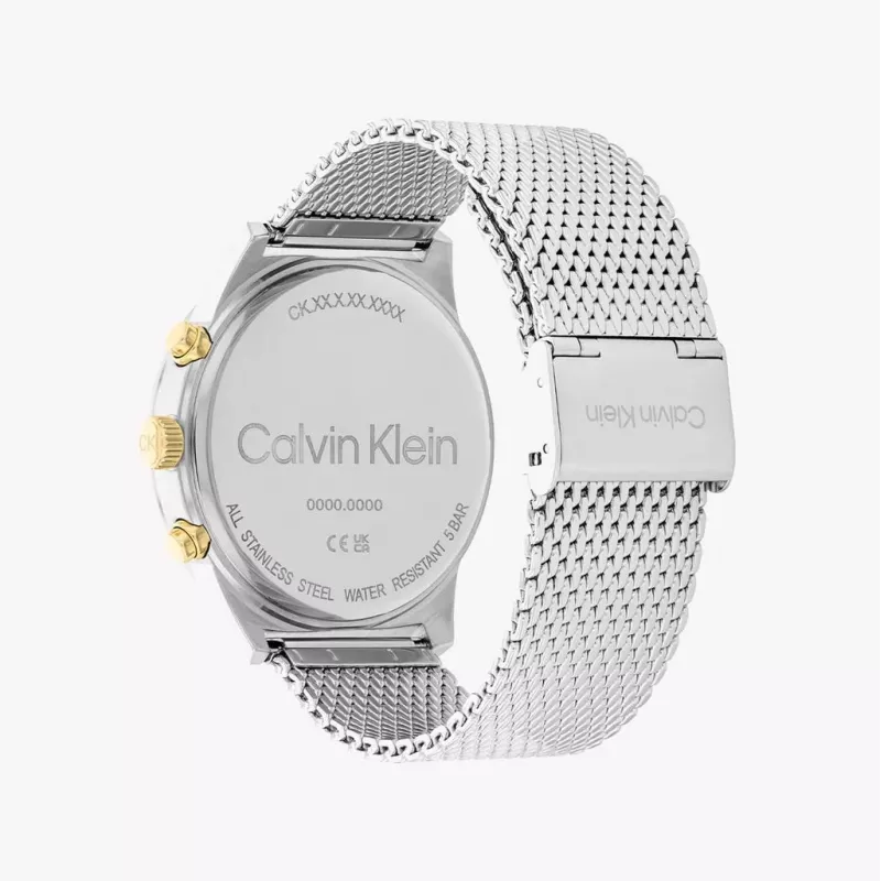 CALVIN KLEIN Reloj de hombre City Collection 25200296 44mm Acero inoxidable Cuarzo suizo