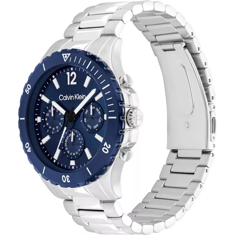 Calvin Klein reloj hombre Minimal Extension 25200115 44mm acero inoxidable malla