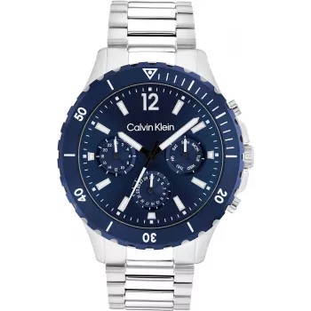 Calvin Klein reloj hombre Minimal Extension 25200115 44mm acero inoxidable malla