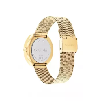 CALVIN KLEIN reloj mujer Minimal Extension 25200339 38,5 mm plata acero inoxidable milanesa