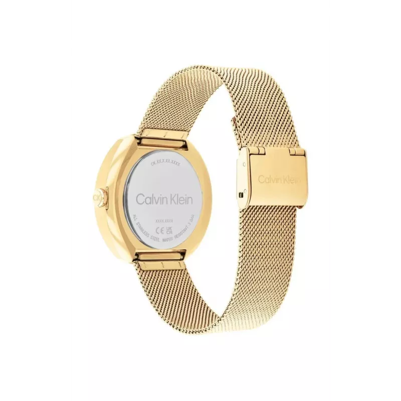 CALVIN KLEIN reloj mujer Minimal Extension 25200339 38,5 mm plata acero inoxidable milanesa