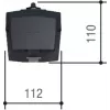 CAME AXL 22 ECO TOP set completo de puerta batiente de dos hojas para puertas de hasta 4,4 m