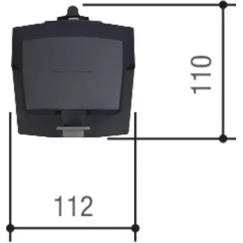 CAME AXL 22 ECO TOP set completo de puerta batiente de dos hojas para puertas de hasta 4,4 m