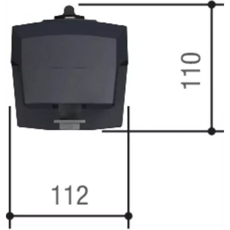 CAME AXL 22 ECO TOP set completo de puerta batiente de dos hojas para puertas de hasta 4,4 m