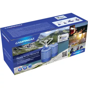 Campingaz Combo Camping Connect+ 2 CV 470 Plus hornillo de camping plata/azul 1,25 kW