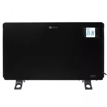 CAMRY CR 7739B Calefactor convector 2000W con pantalla LCD y mando a distancia, blanco