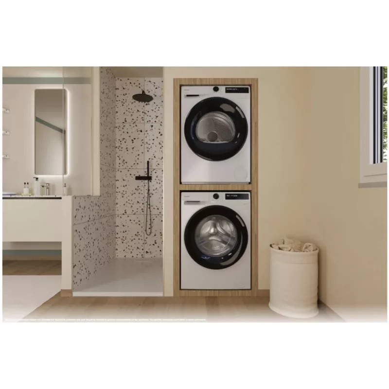 Candy BRS7N2BX-S Frigorífico-congelador integrado, 249 L de capacidad total, clase energética E, Negro